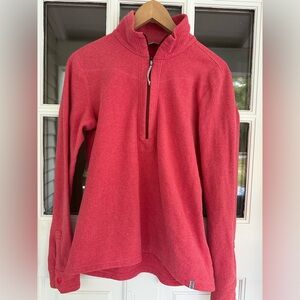 Stio Pink Fleece Quarter-Zip